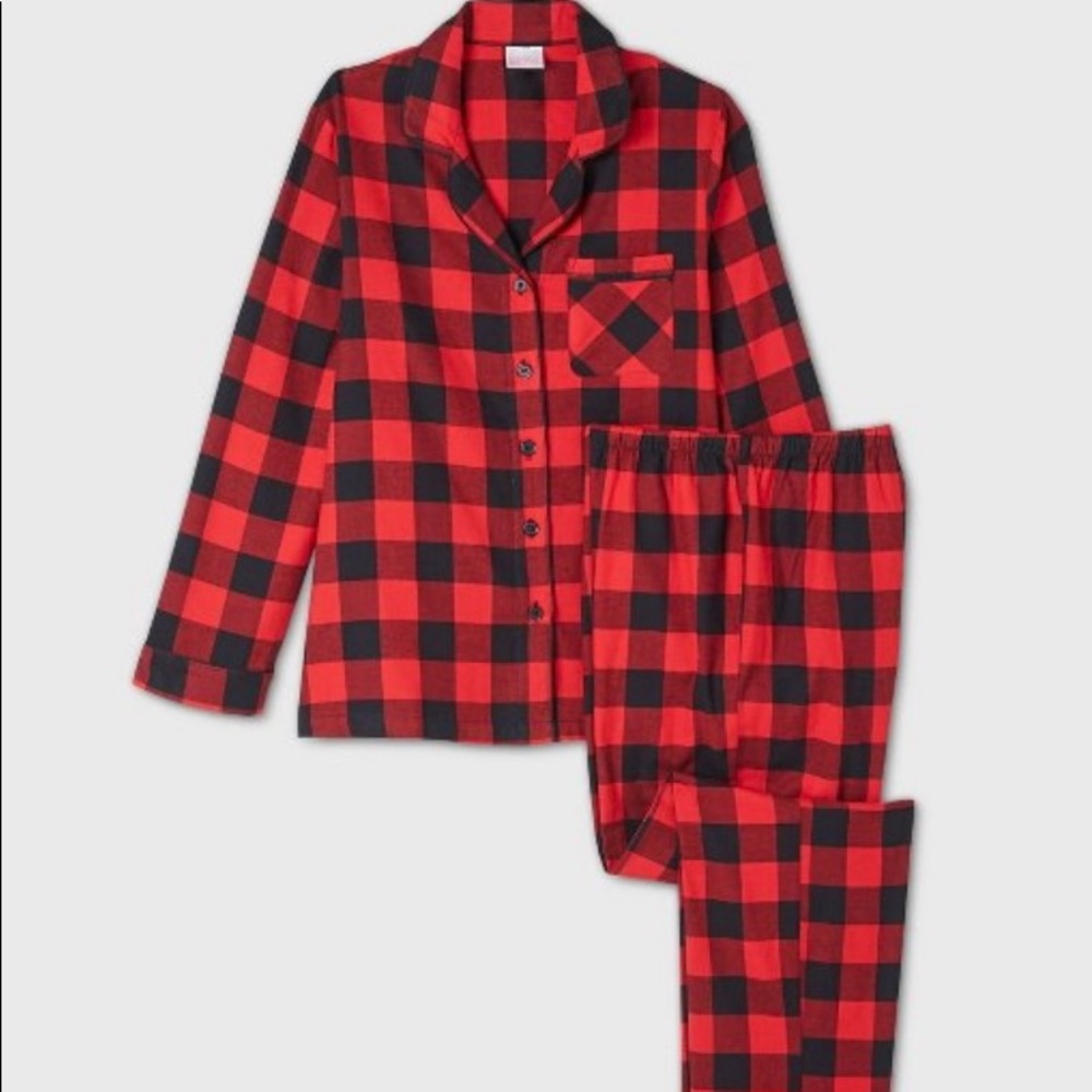 Holiday Flannel Plaid PJ Set